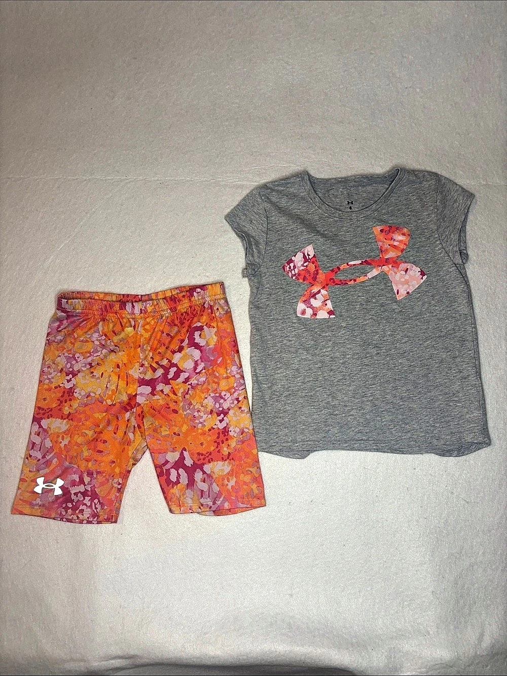Under Armour Girls Size 6 Athletic Matching Set